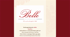 Desktop Screenshot of bellewaxingandskincare.com